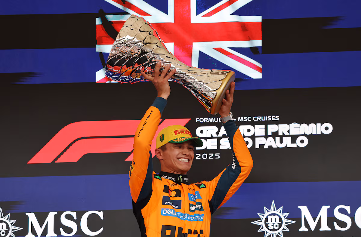 Hasil F1 GP Brasil: Lando Norris Sempurna, Ferrari Double DNF