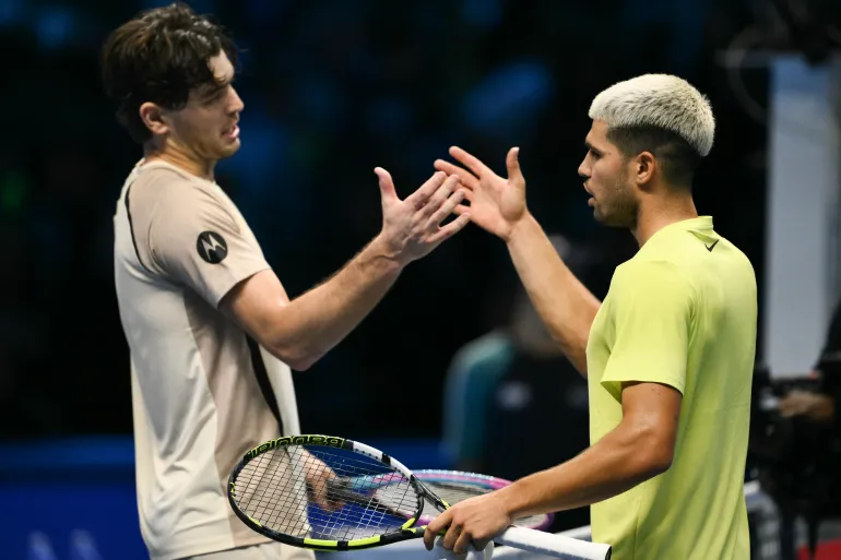 Hasil ATP Finals: Pertandingan Ketat, Alcaraz Sukses Kalahkan Fritz