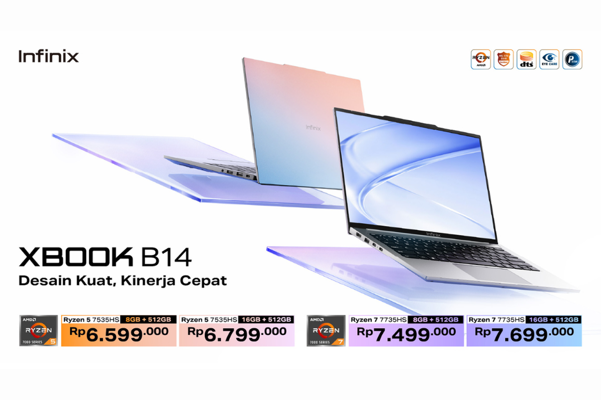 Infinix XBook B14 Resmi Meluncur di Indonesia, Laptop Tangguh Berstandar Militer dengan Harga Mulai Rp 6 Jutaan