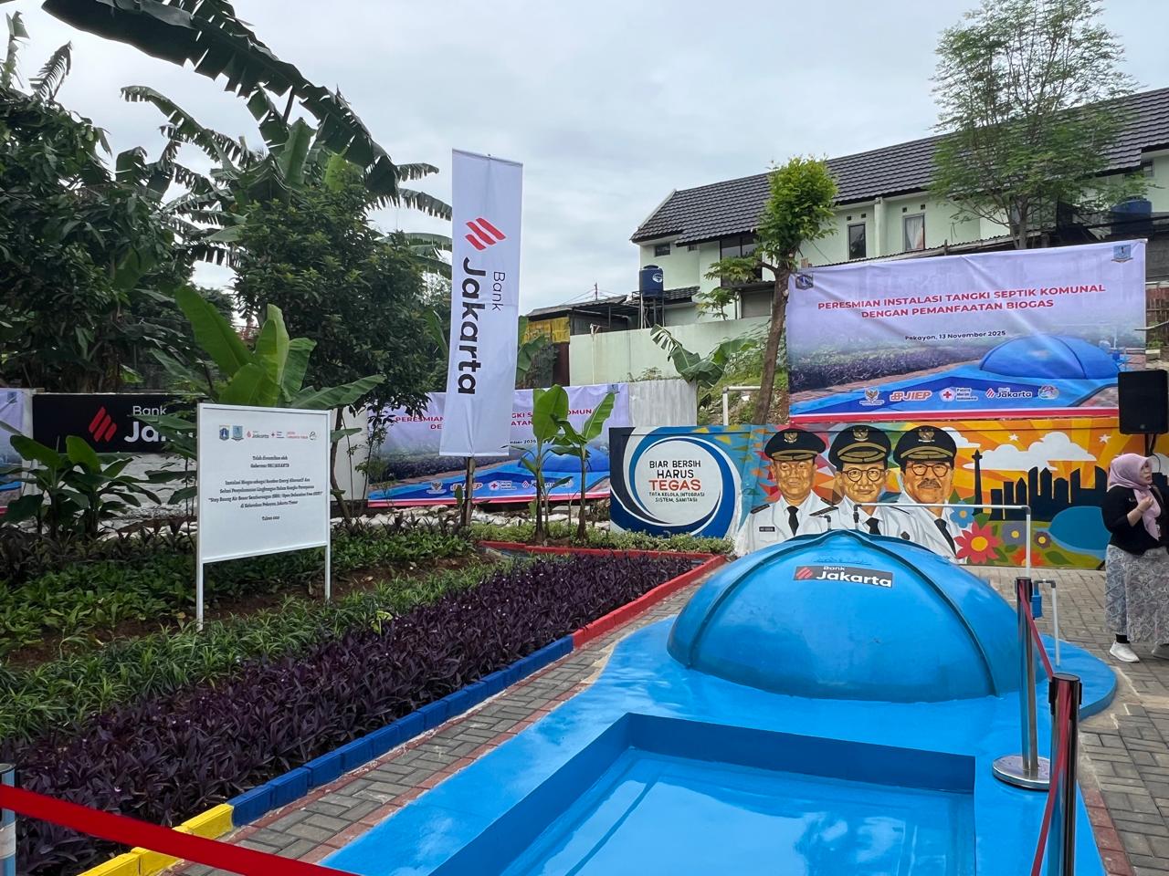 Bank Jakarta Resmikan Instalasi Biodigester Komunal di Pekayon, Perkuat Program Sanitasi Sehat