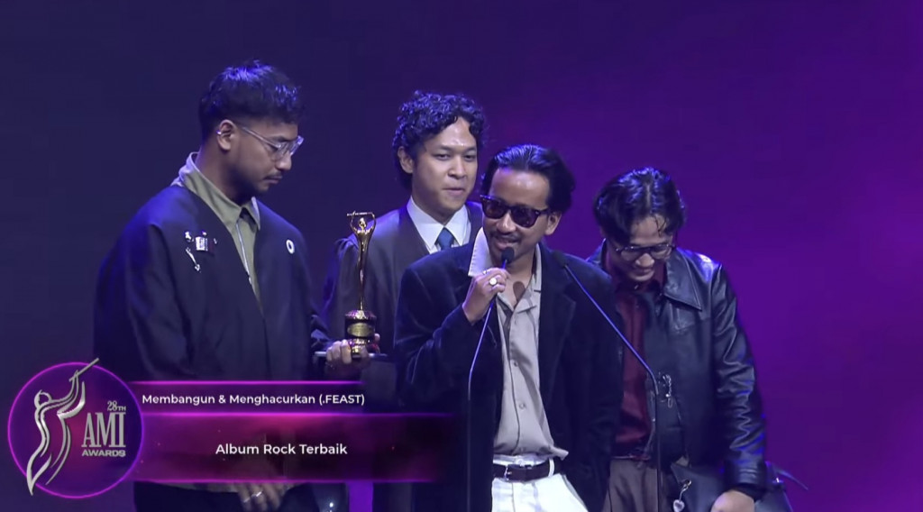 .Feast Raih Penghargaan Album Rock Terbaik AMI Awards 2025