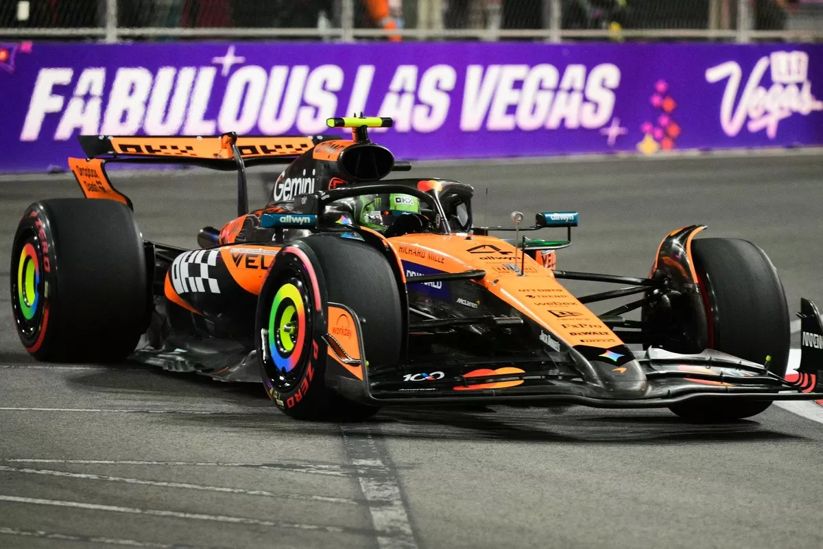 FP2 F1 GP Las Vegas: Norris Tercepat, Sesi Sempat Disetop Dua Kali