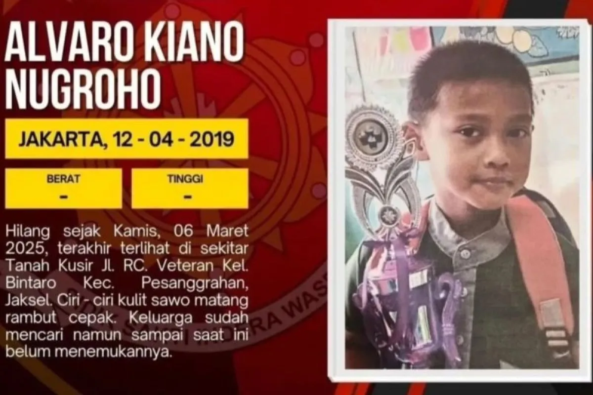 Pencarian Alvaro Kiano Masuki Bulan ke-8, Polisi Bentuk Tim Khusus hingga Ingatkan Soal Penipuan