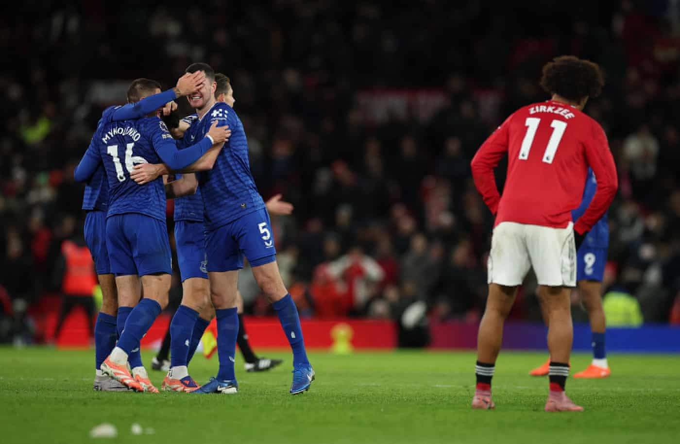 Hasil Liga Inggris: Manchester United Dipecundangi Everton dengan 10 Pemain