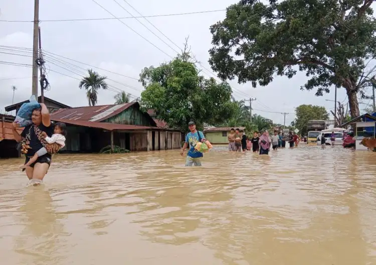 Sadis! Warga Langkat Bertahan di Posko Buatan Sendiri, Ungkap dalam Waktu Seminggu Tak Ada Bantuan Pemerintah