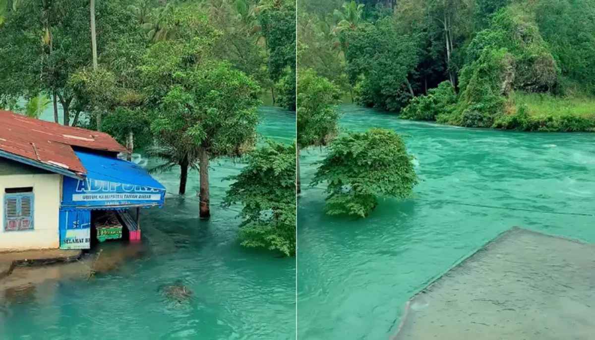 Air Sungai Batang Ombilin Berubah Biru Kehijauan setelah Banjir Bikin Warganet Heboh, Ilmuwan BRIN Beri Penjelasan