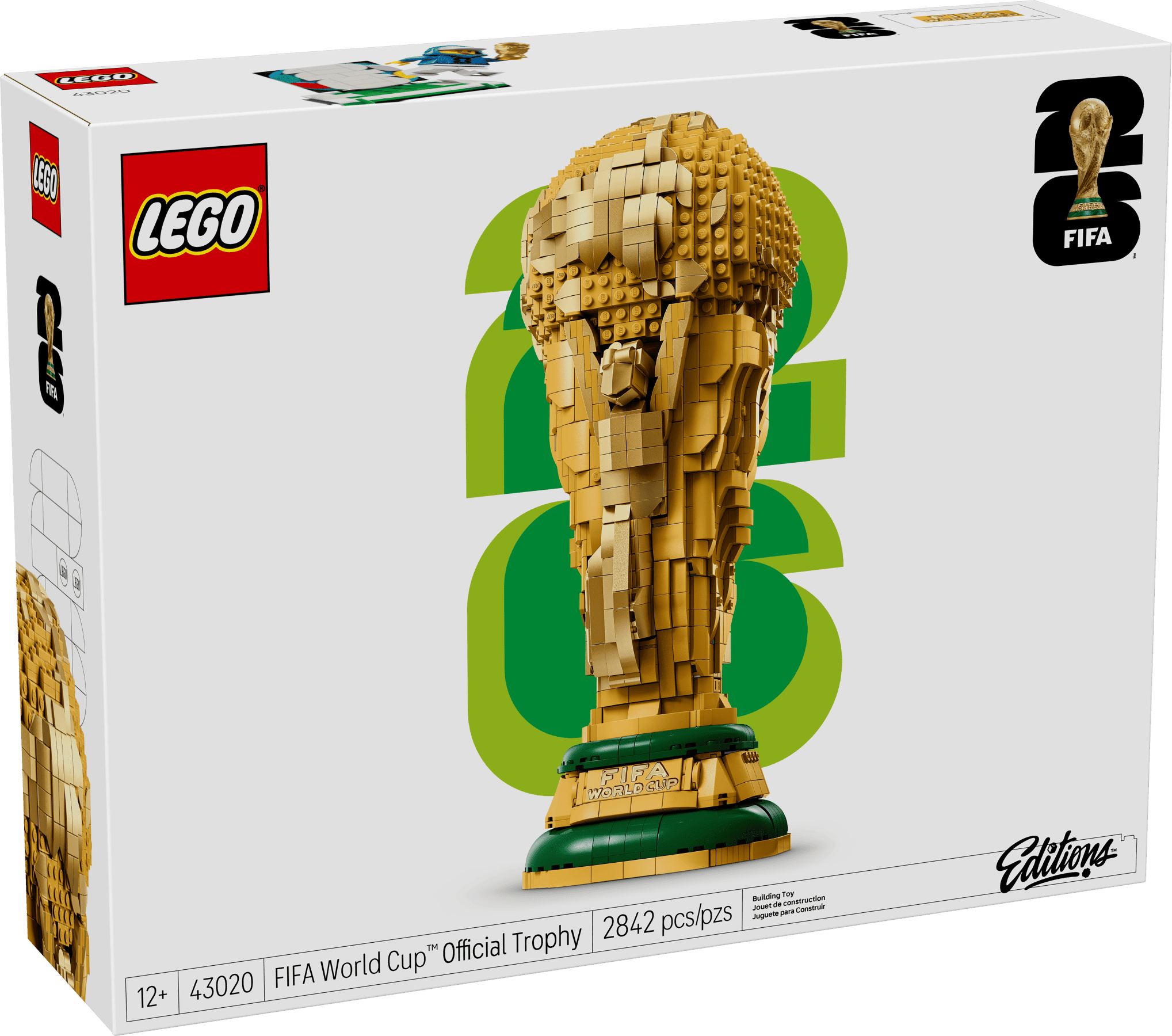 FIFA Kolaborasi bersama LEGO Luncurkan Replika Trofi Piala Dunia 2026