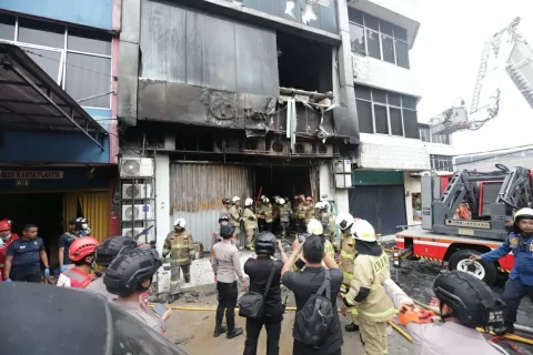 Seluruh Korban Kebakaran Gedung Terra Drone Berhasil Teridentifikasi