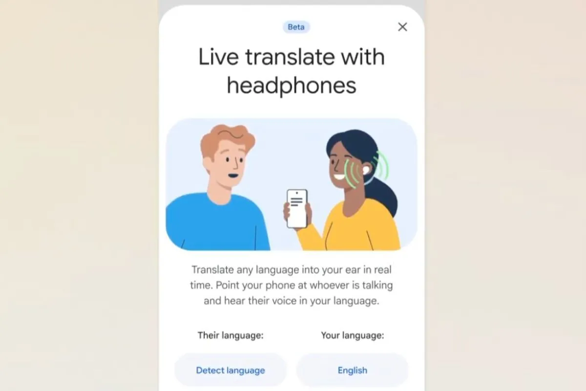 Google Translate Naik Level, Kini Bisa Menerjemahkan Percakapan Real-Time Lewat Headphone