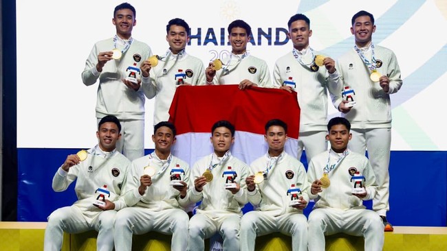 Tim Bulu Tangkis Indonesia Juara Umum di SEA Games 2025