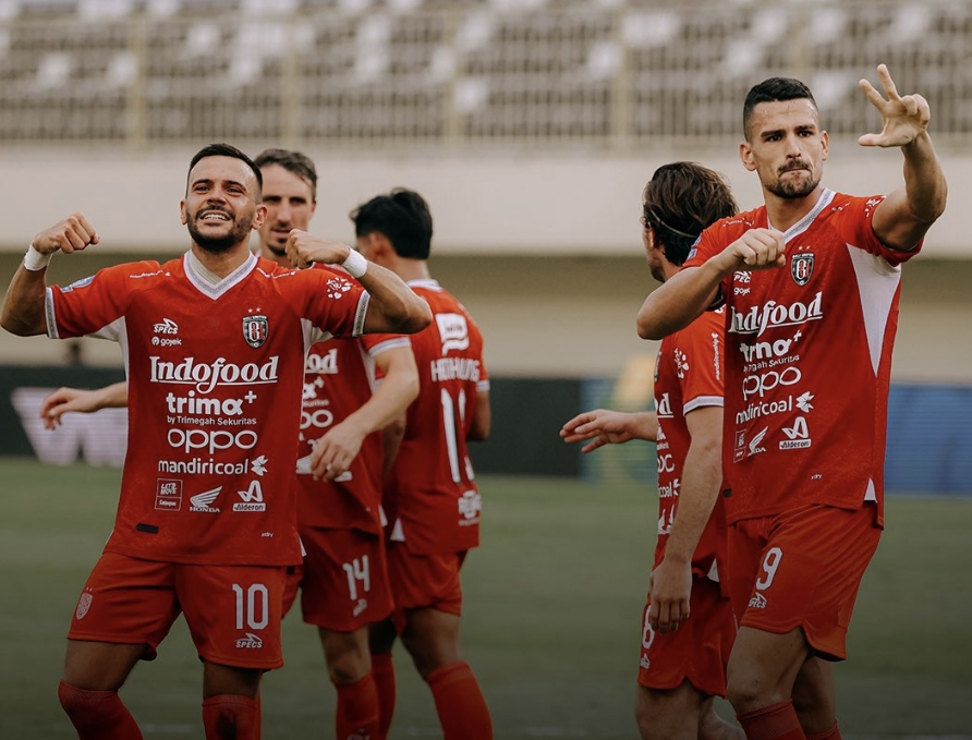 Hasil Super League: Bali United Pesta Gol di Kandang PSBS Biak