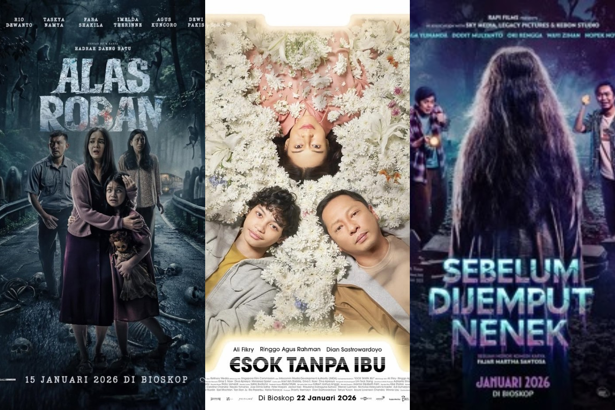 15 Daftar Film Bioskop Januari 2026 yang Wajib Masuk Watchlist, Ada Alas Roban hingga Esok Tanpa Ibu!