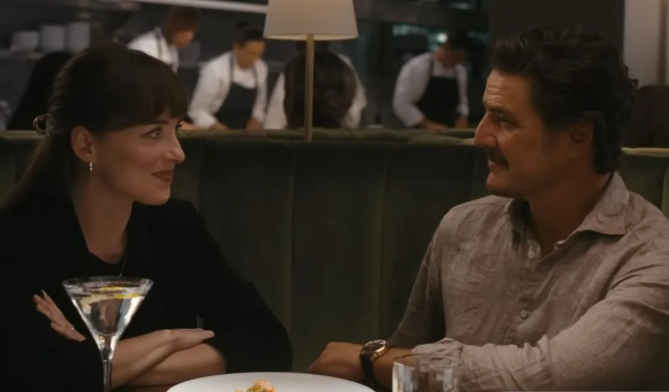 Film Materialists, Dakota Johnson Galau Pilih Pedro Pascal Si Mapan Atau Chris Evans Sang Mantan!