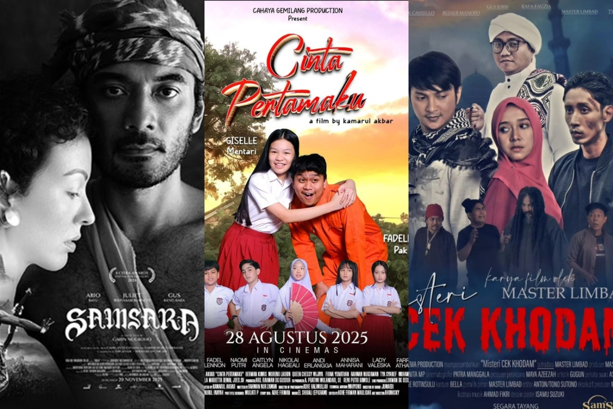 10 Film Indonesia Paling Sedikit Penonton di Bioskop 2025, Ada yang Ditonton Cuma 27 Orang