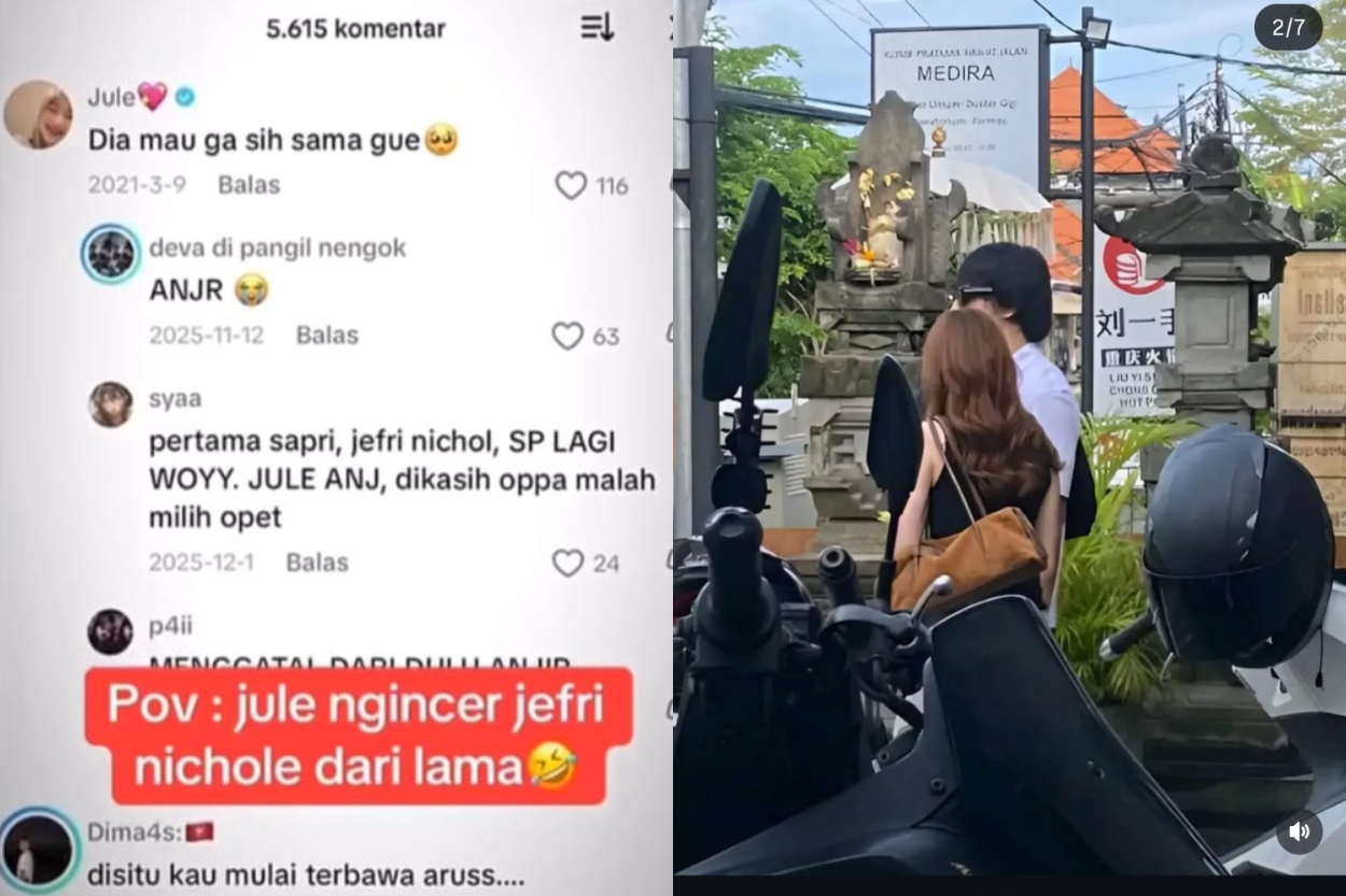 Manifesting Jadi Nyata? Jejak Digital Jule 'Ngincer' Jefri Nichol Viral Lagi Usai Terciduk Liburan Bareng di Bali!