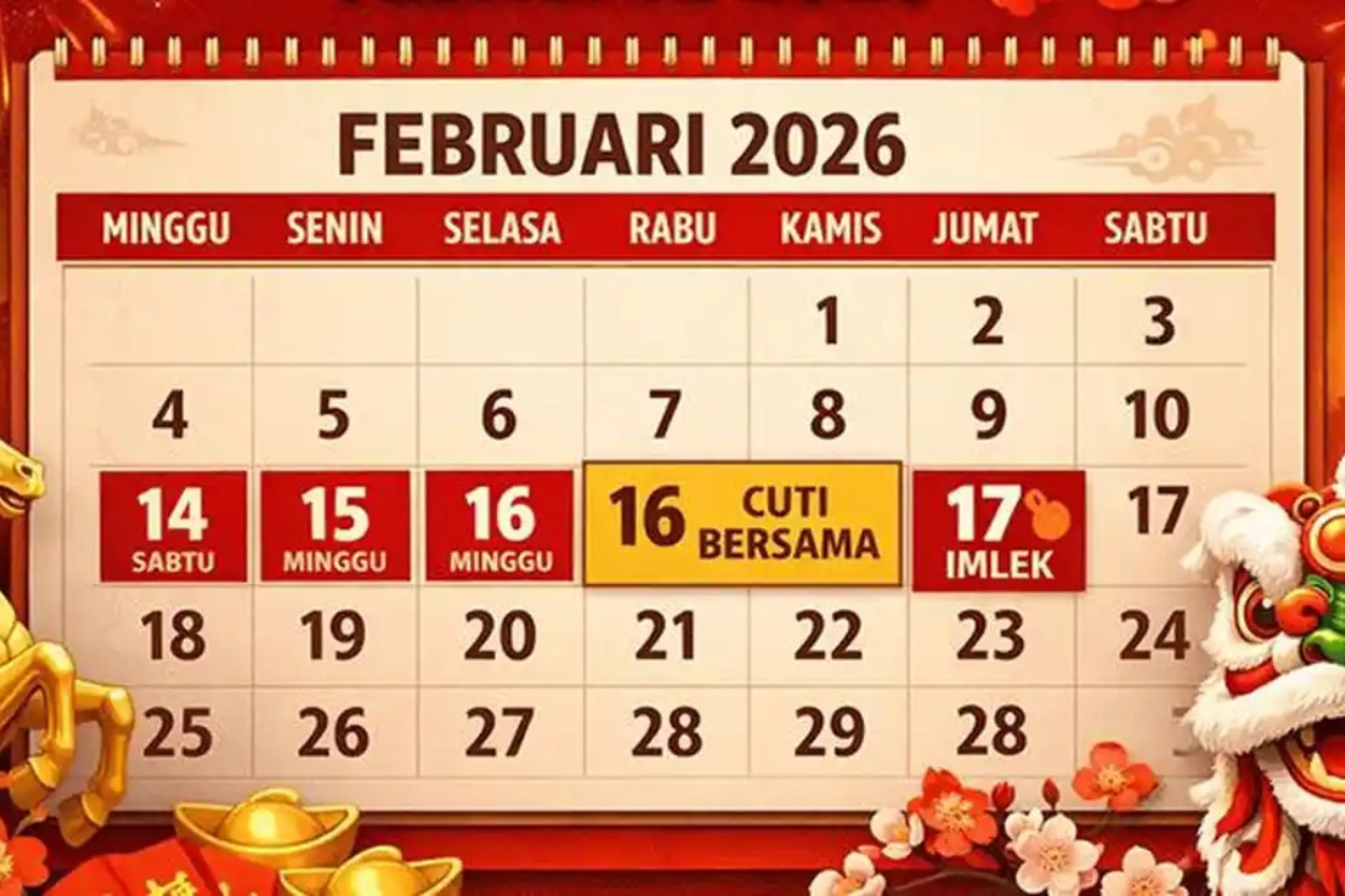 16 Februari 2026 Apakah Libur? Cek Jadwal Cuti Bersama dan Long Weekend Imlek di Sini!