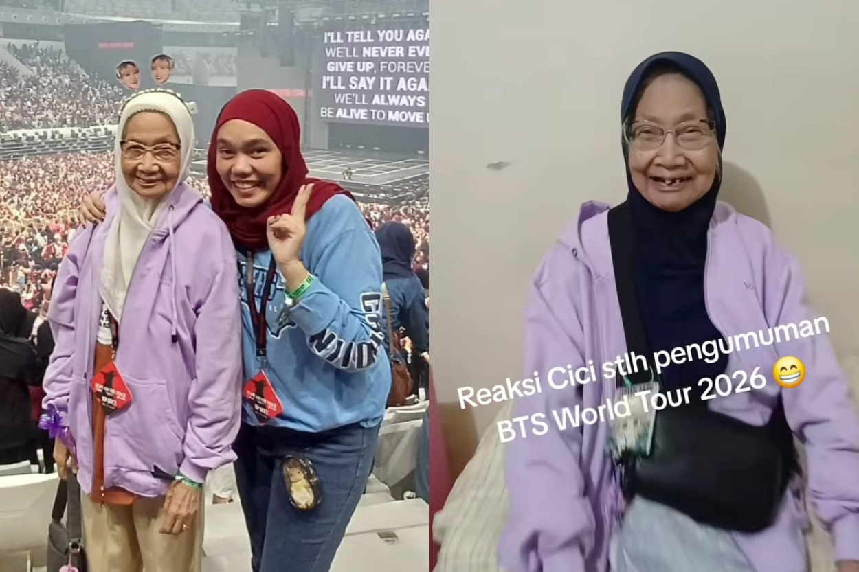 Fans BTS Auto Mewek! Di Usia 86 Tahun, Oma Cici Buktikan Jadi ARMY Tak Ada Kata Terlambat
