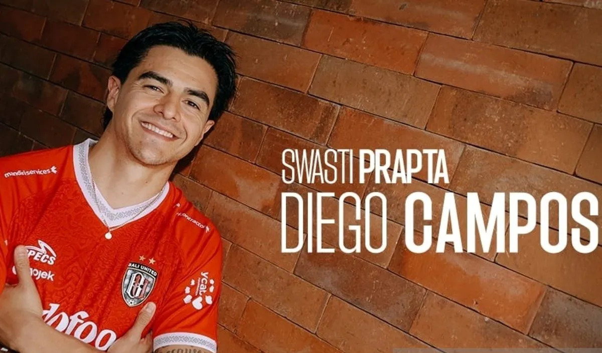 Bali United Resmi Datangkan Diego Campos Amunisi Baru Lini Serang Serdadu Tridatu