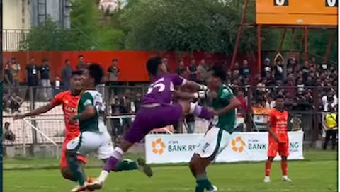 Usai Tendang Posisi Vital Pemain Lawan, Ini Pengakuan dari Kiper PSIR Rembang