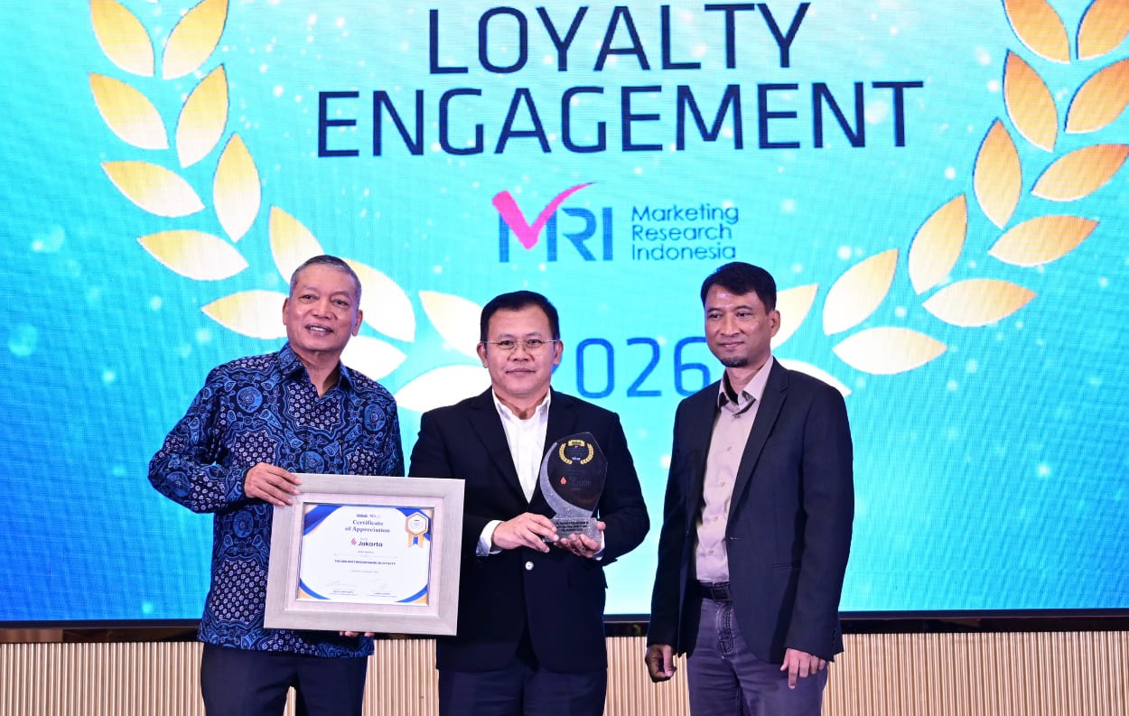 Bank Jakarta Raih Golden Champion in Satisfaction, Loyalty, & Engagement pada 8th Infobank Satisfaction, Loyalty, and Engagement 2026