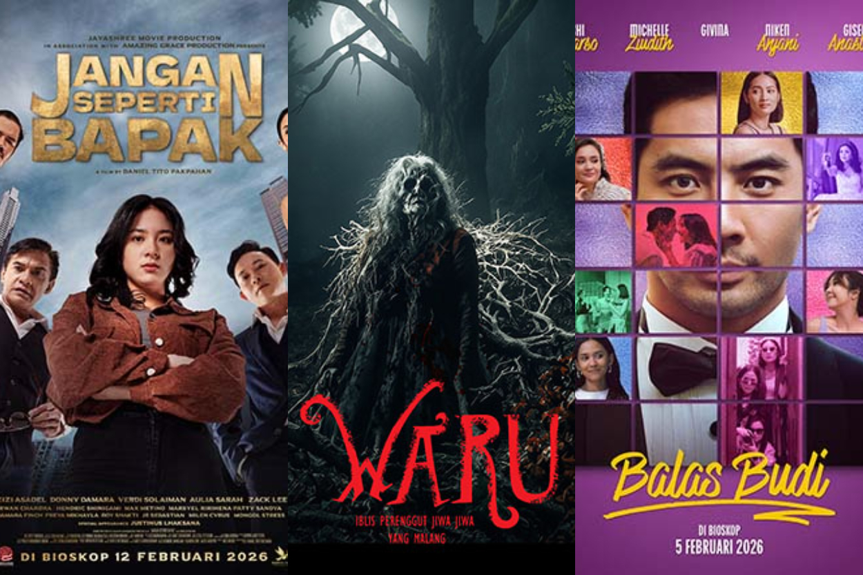 Daftar Lengkap 22 Film Bioskop yang Tayang Februari 2026, Catat Jadwalnya!