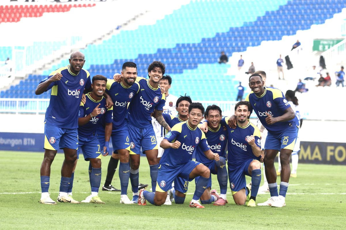 Gol Debut Hansamu Antar Arema Taklukkan Persijap 1-0 di Kanjuruhan