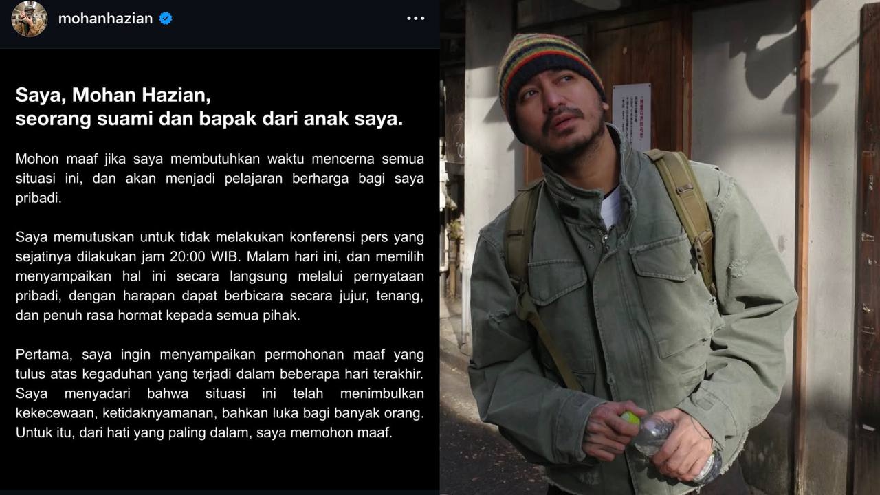Mohan Hazian Klarifikasi Dugaan Pelecehan: Akui Kesalahan, Tegaskan Bukan Pemerkosaan