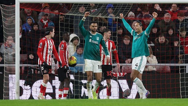Liverpool Berhasil Patahkan Rekor Sunderland