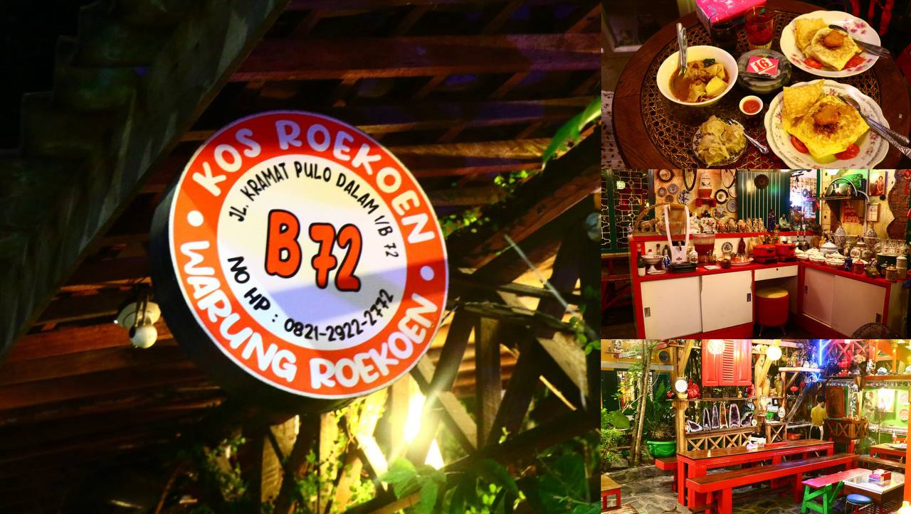 Warung Roekoen Jakarta: Kafe Vintage Berornamen Chinese yang Instagramable, Menu Mulai Rp20 Ribuan!