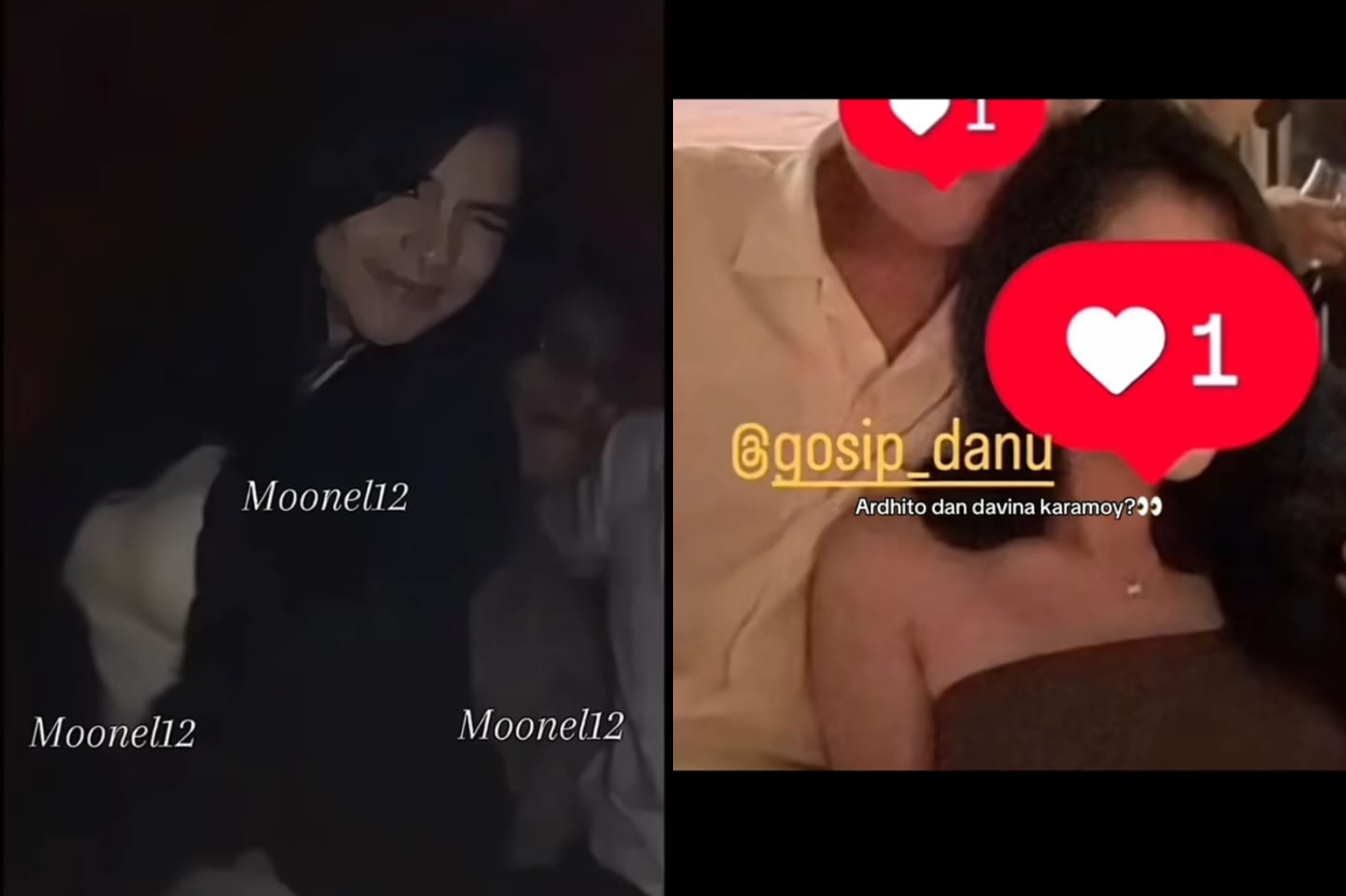 Bocor Foto Mesra Davina Karamoy Duduk Dipangkuan Ardhito Pramono, Isu Gundik Terbantahkan?