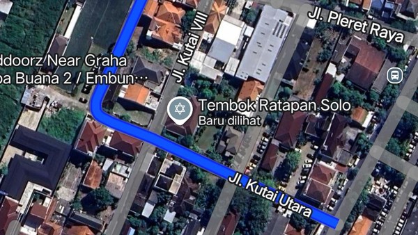 Viral di Google Maps, Rumah Jokowi Mendadak Muncul dengan Nama 'Tembok Ratapan Solo'