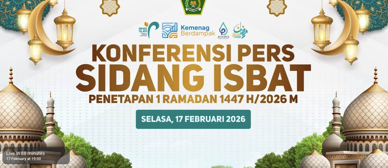 Link Live Streaming Sidang Isbat 1 Ramadan 1447 H