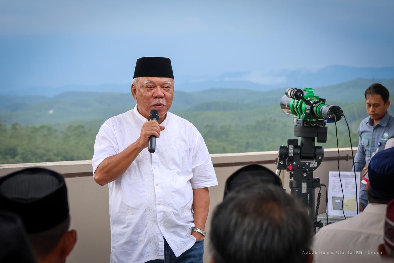 IKN Catat Sejarah Jadi Titik Pemantauan Hilal Perdana Ramadan 1447 H