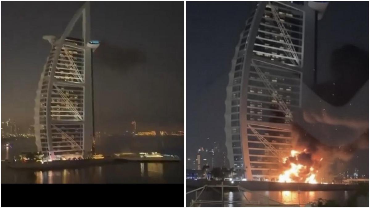 Burj Al Arab Rusak Dihantam Drone Iran, Bandara Ikut Terdampak