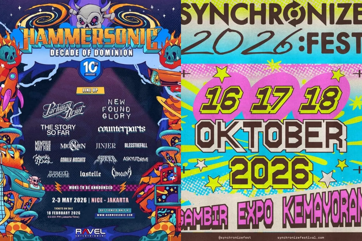 6 Festival Musik Paling Dinanti 2026: Ada Hammersonic hingga Farewell Show Kodaline