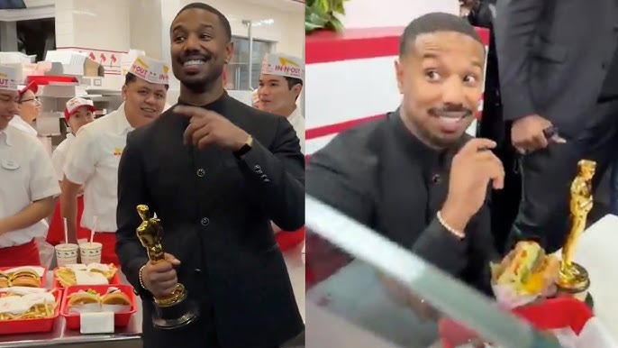 Michael B. Jordan Kunjungi Kedai In-N-Out Setelah Bawa Pulang Piala Oscar, Tradisi Unik atau Langkah Jitu untuk Viral?