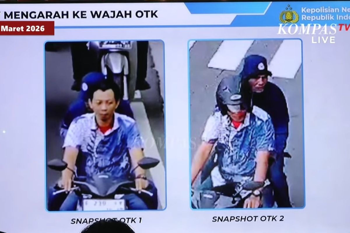 Wajah 2 Pelaku Penyiraman Air Keras Andrie Yunus Terekam CCTV, Polisi Pastikan Asli