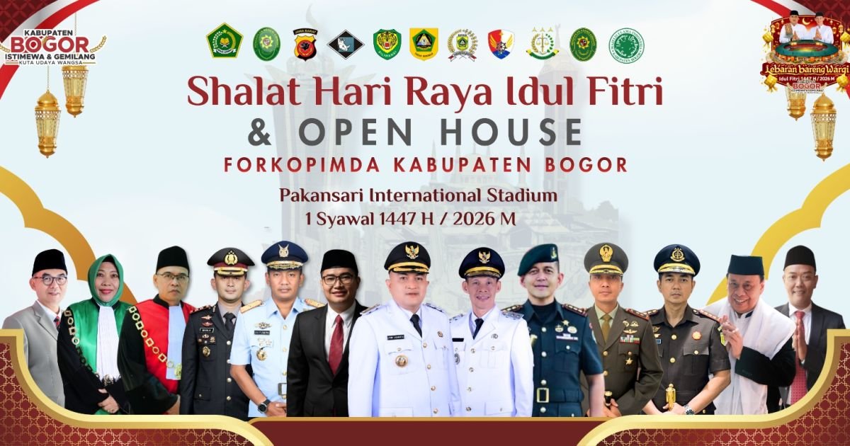 Open House Lebaran di Bogor Meriah, 7.500 Sajian Gratis hingga Penampilan Opick Ramaikan Warga