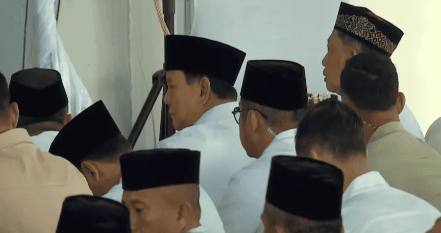 Presiden Prabowo Salat Id di Aceh Tamiang, Serukan Persatuan dan Gotong Royong Nasional