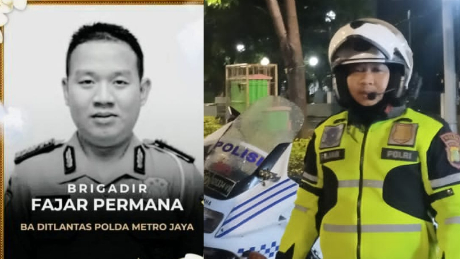 Brigadir Fajar Permana Gugur Usai Amankan Mudik Lebaran 2026, Diduga Kelelahan Saat Bertugas
