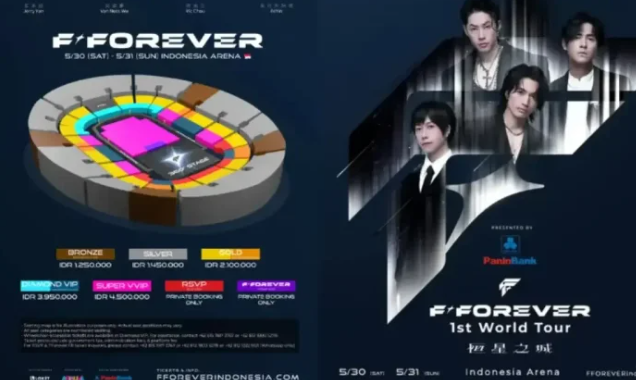 Tiket Konser F4 Di Jakarta Resmi Ludes Terjual Habis Dalam Hitungan Menit, Simak Keseruan War Tiket F4 FOREVER 1st World Tour!