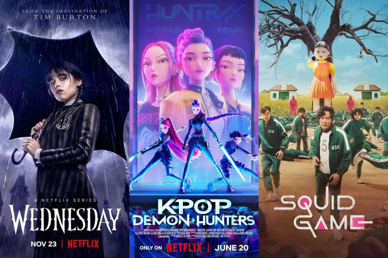 Deretan Film dan Serial Netflix dengan Penonton Terbanyak Sepanjang Masa, Ada KPop Demon Hunters hingga Wednesday!