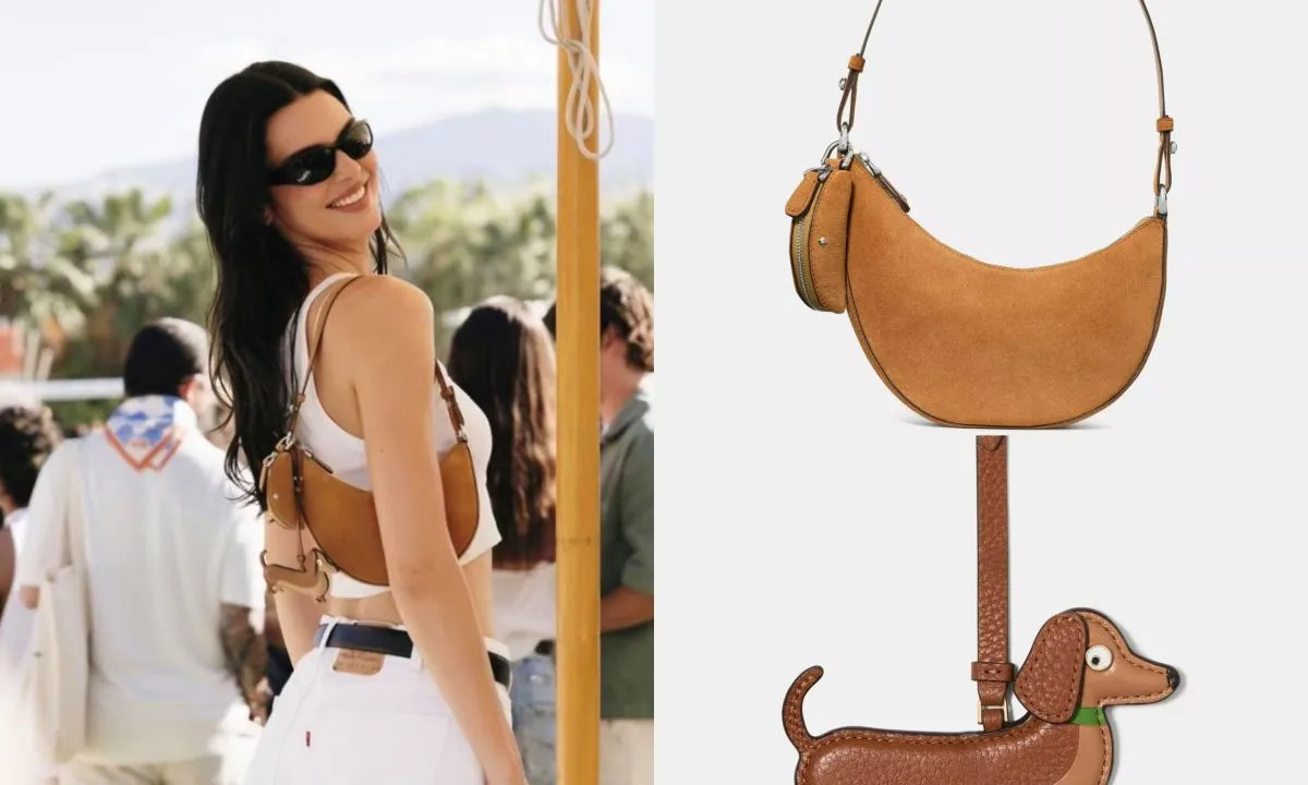 Gaya Kendall Jenner di Coachella 2026 Jadi Sorotan, Tas Mini dengan Gantungan Anjing Curi Perhatian