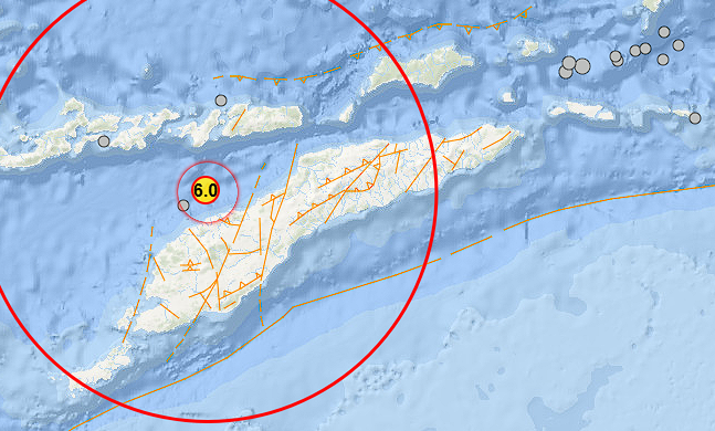 Gempa M6,0 Guncang Timor Tengah Utara, BMKG Pastikan Tak Berpotensi Tsunami