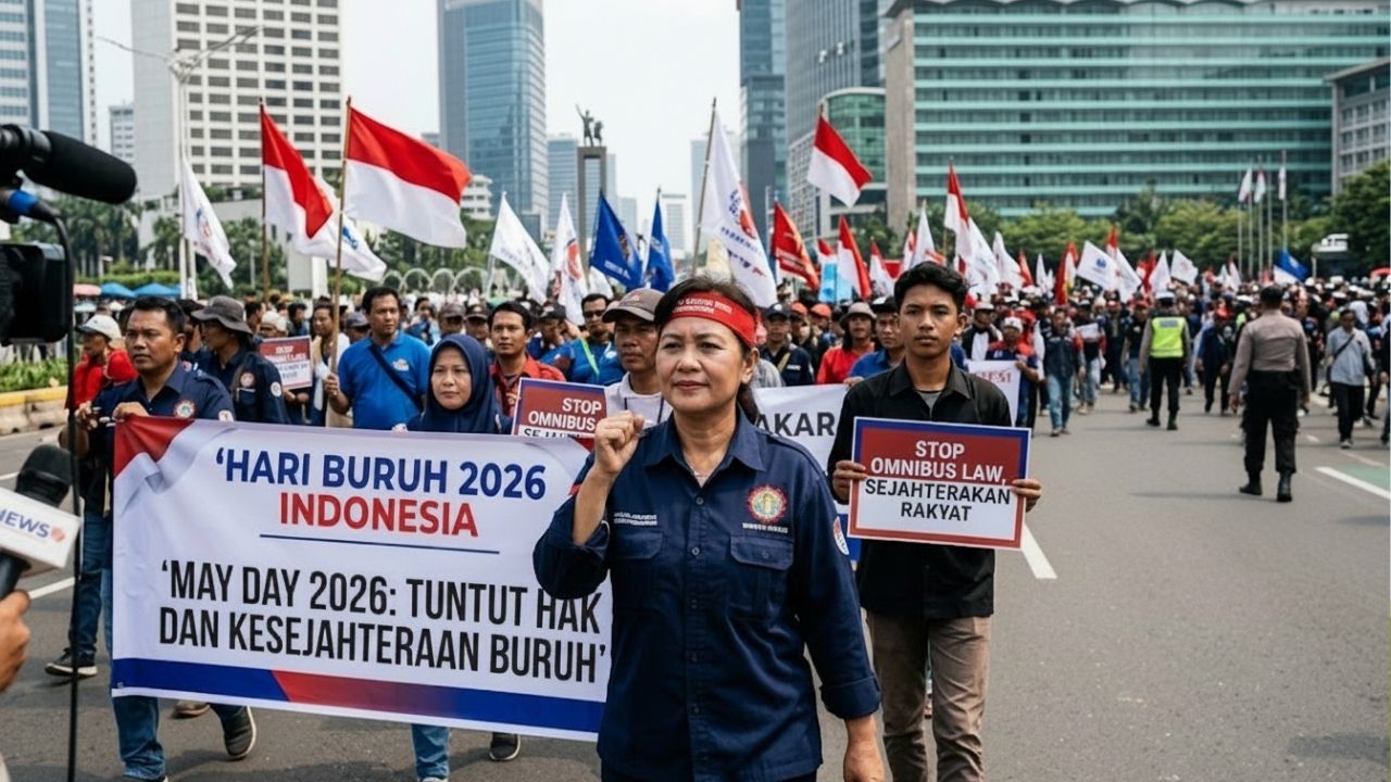 Jadwal dan Titik Demo Buruh 1 Mei 2026, Aksi Serentak Digelar di Sejumlah Kota