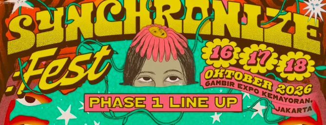 Synchronize Fest 2026 Umumkan Line Up Fase Pertama, Ini Daftarnya