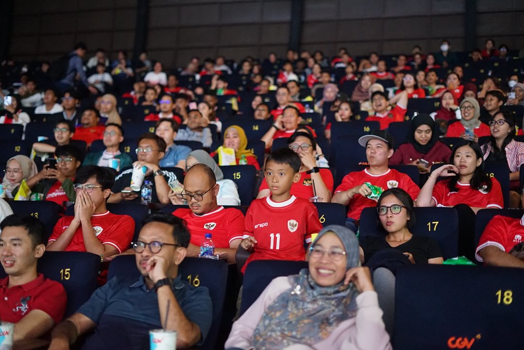 CGV Gelar Nobar Pertandingan Indonesia vs Oman, Ini Titik dan Cara Beli Tiketnya