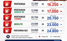 Pertamax Naik Jadi Rp16.250 per Liter: Ini Deretan Tarif dan Harga yang Diperkirakan Akan Ikut Terkerek
