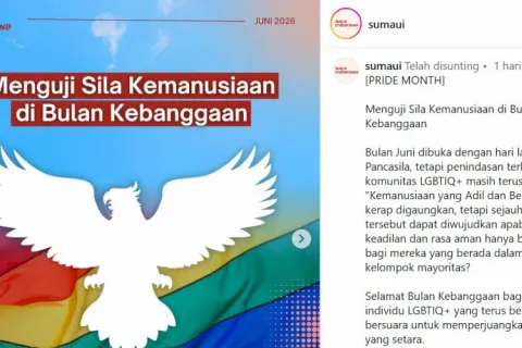 Viral Unggahan SUMA UI soal Agenda LGBT, Rektorat Tegaskan Bukan Sikap Resmi Universitas