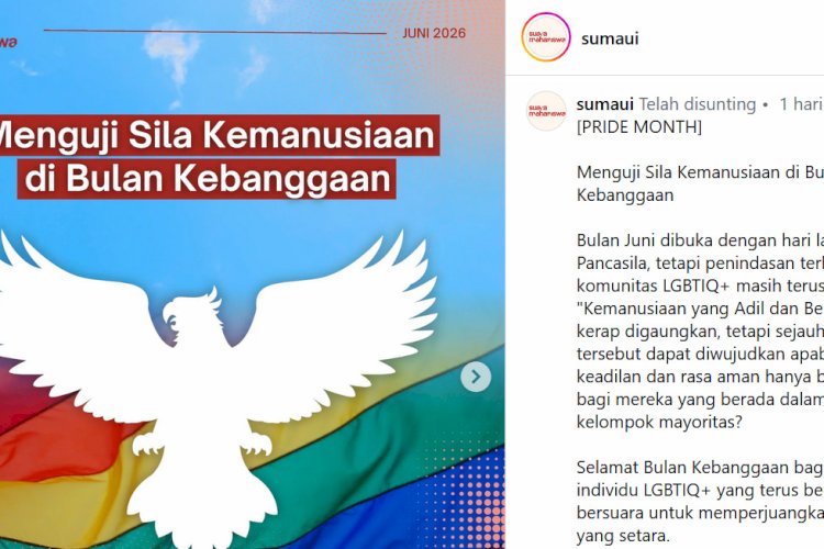 Viral Unggahan SUMA UI soal Agenda LGBT, Rektorat Tegaskan Bukan Sikap Resmi Universitas